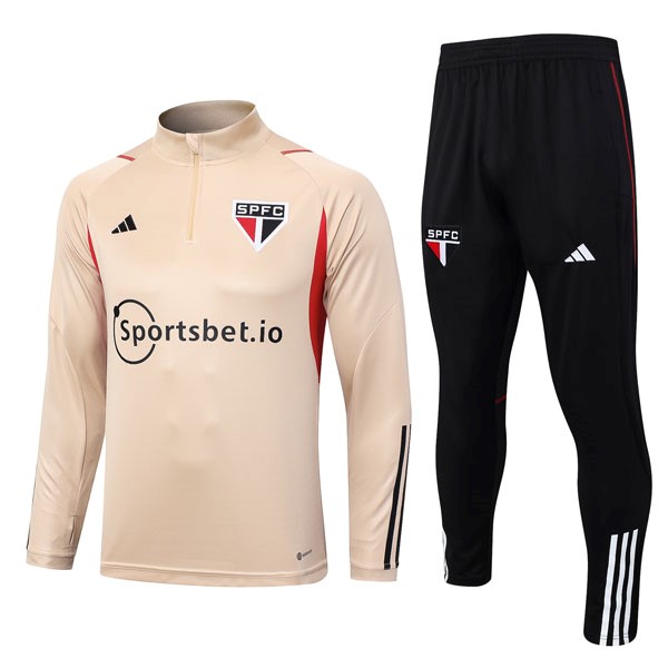 Sudadera De Training Sao Paulo 2023-24 Amarillo